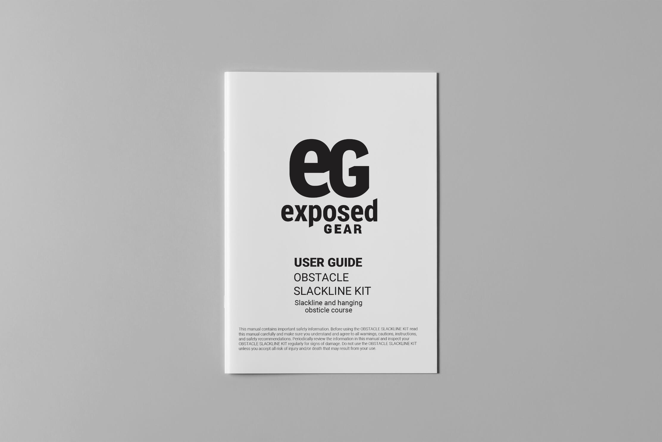 Slackline manual design