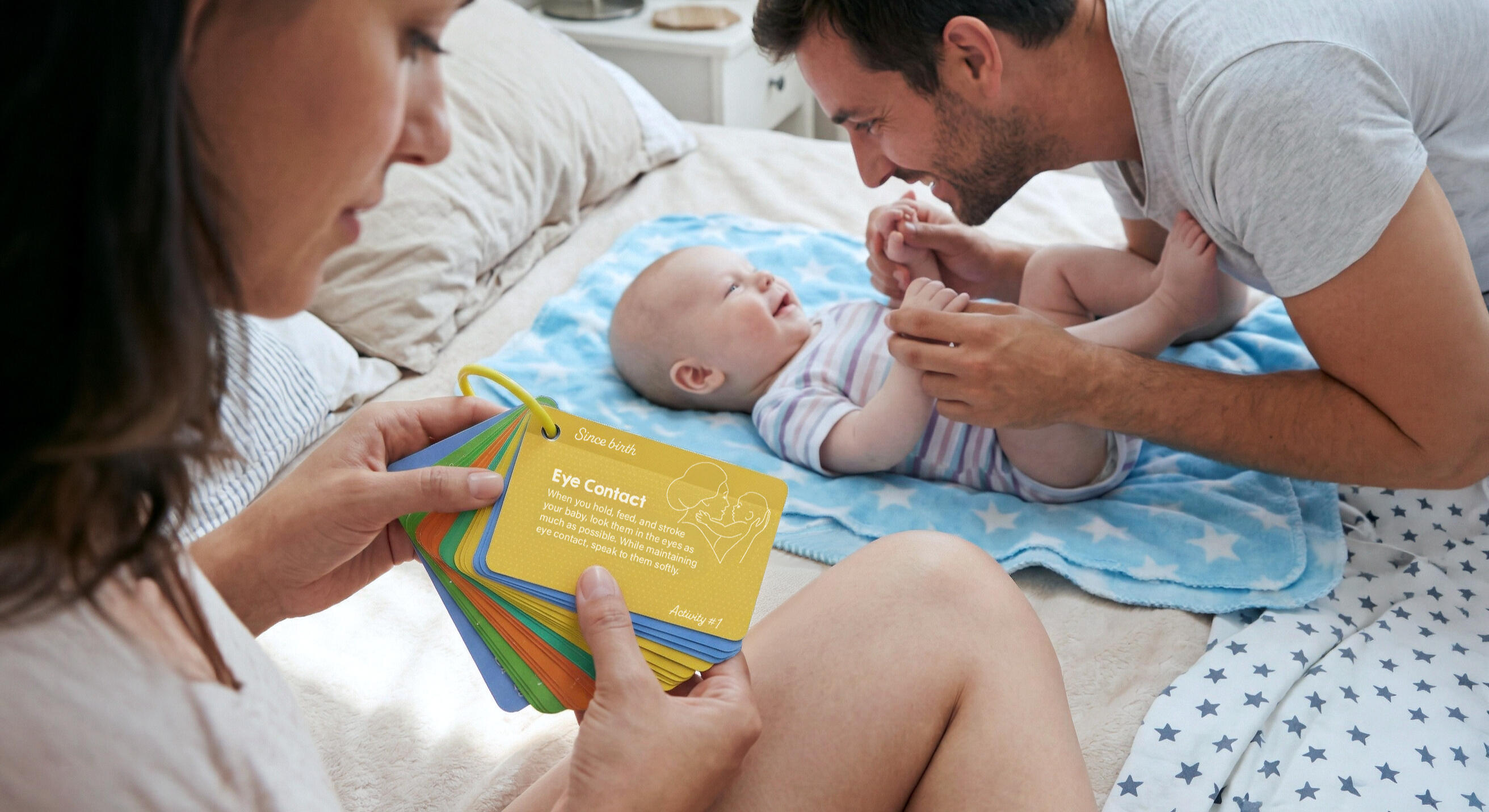 baby activity development cards